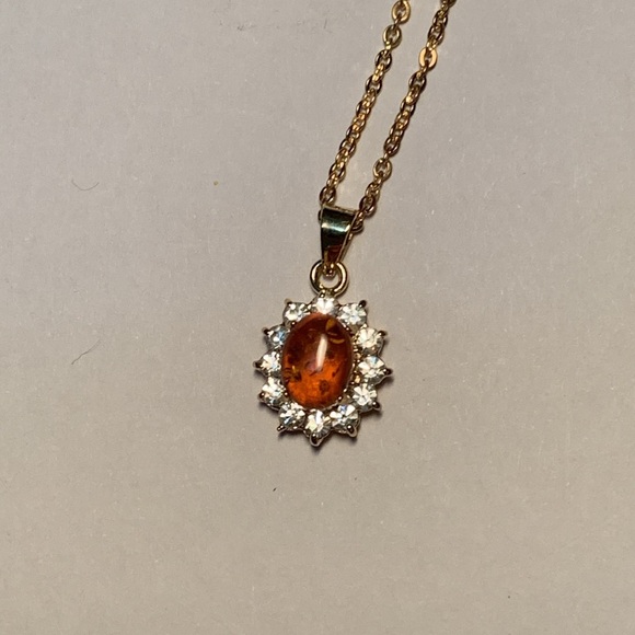 TLC Amber halo pendant - Picture 3 of 12